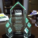 Glen Hartman and Monte Miles were among recipients of the 2006 USDA Secretary's Annual Honor Award